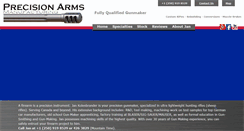 Desktop Screenshot of precisionarmsmfg.com